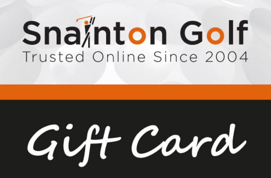 Golf retail gift card prize
